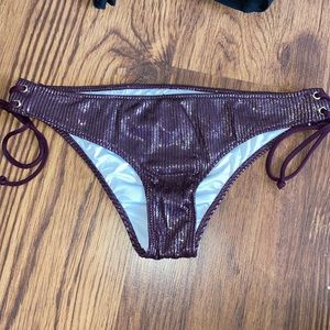 Sparkly purple VS bikini bottoms — NWOT